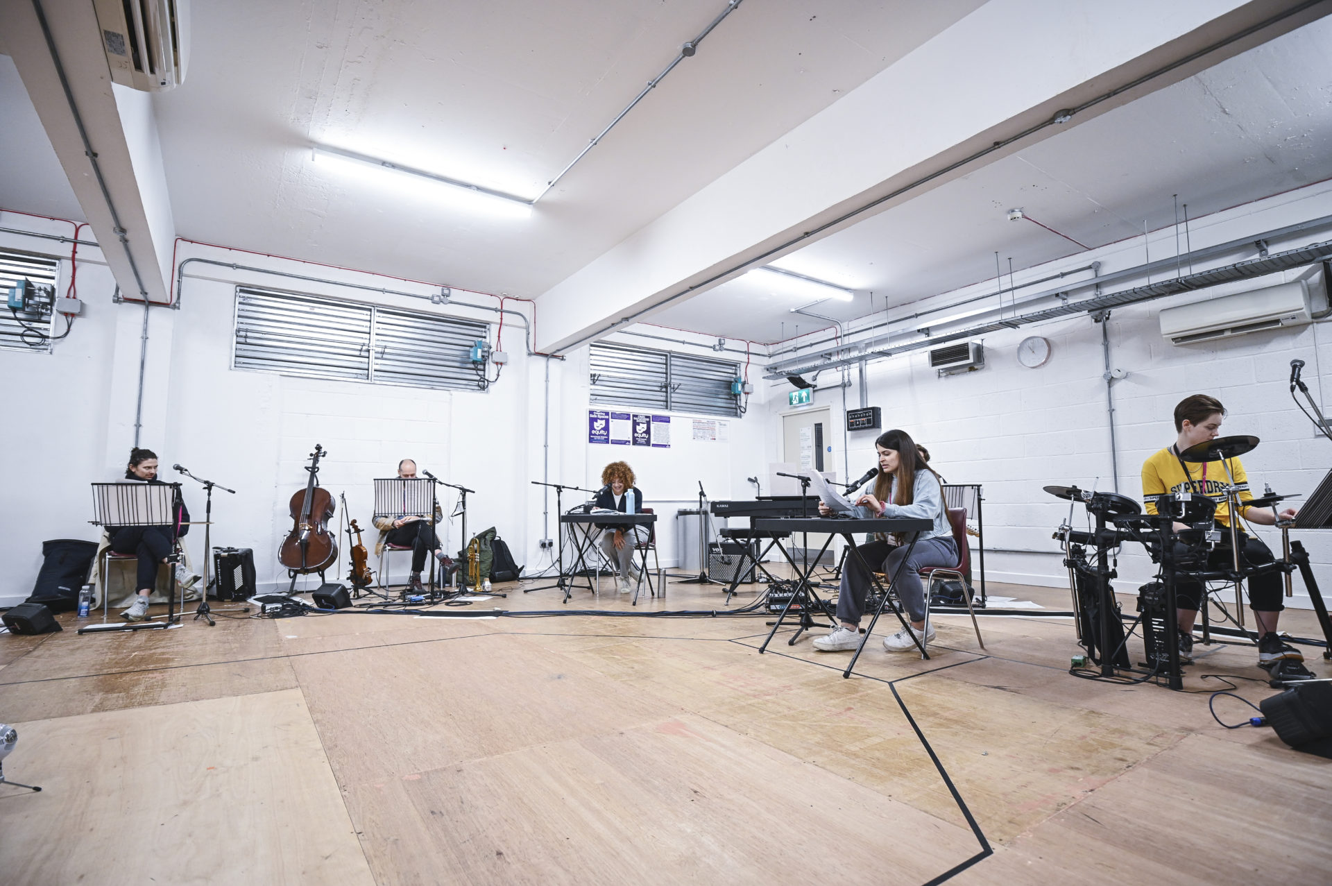 Rehearsal in Rehearsal Room 2 (image Kirsten McTernan)