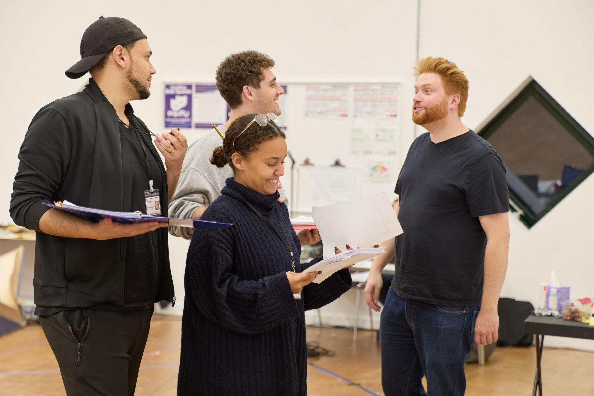 Joe Murphy (Director) with Kyle Lima, Lily Beau and James Ifan