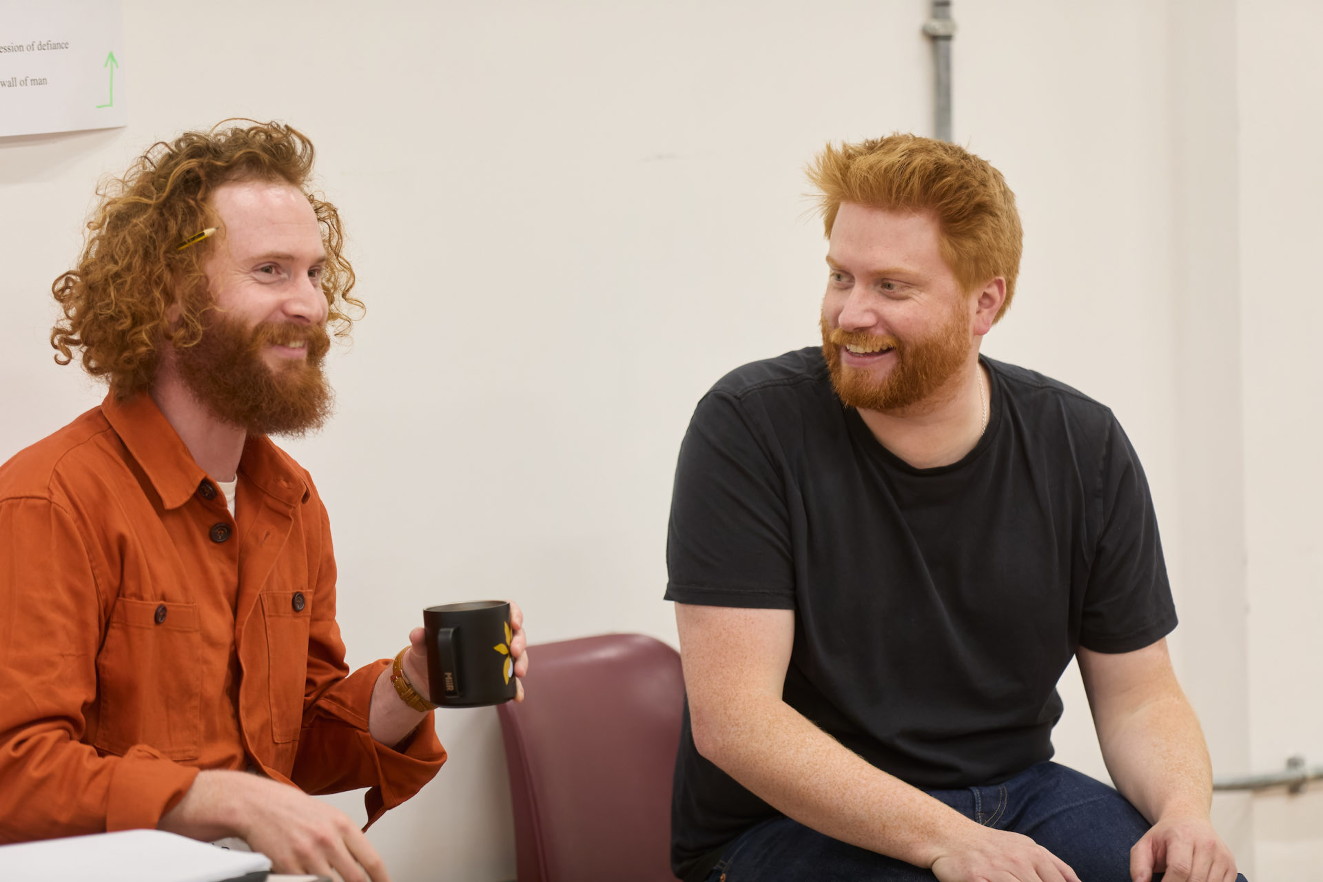 Associate Director Jac Ifan Moore and Director Joe Murphy (credit Mark Douet)