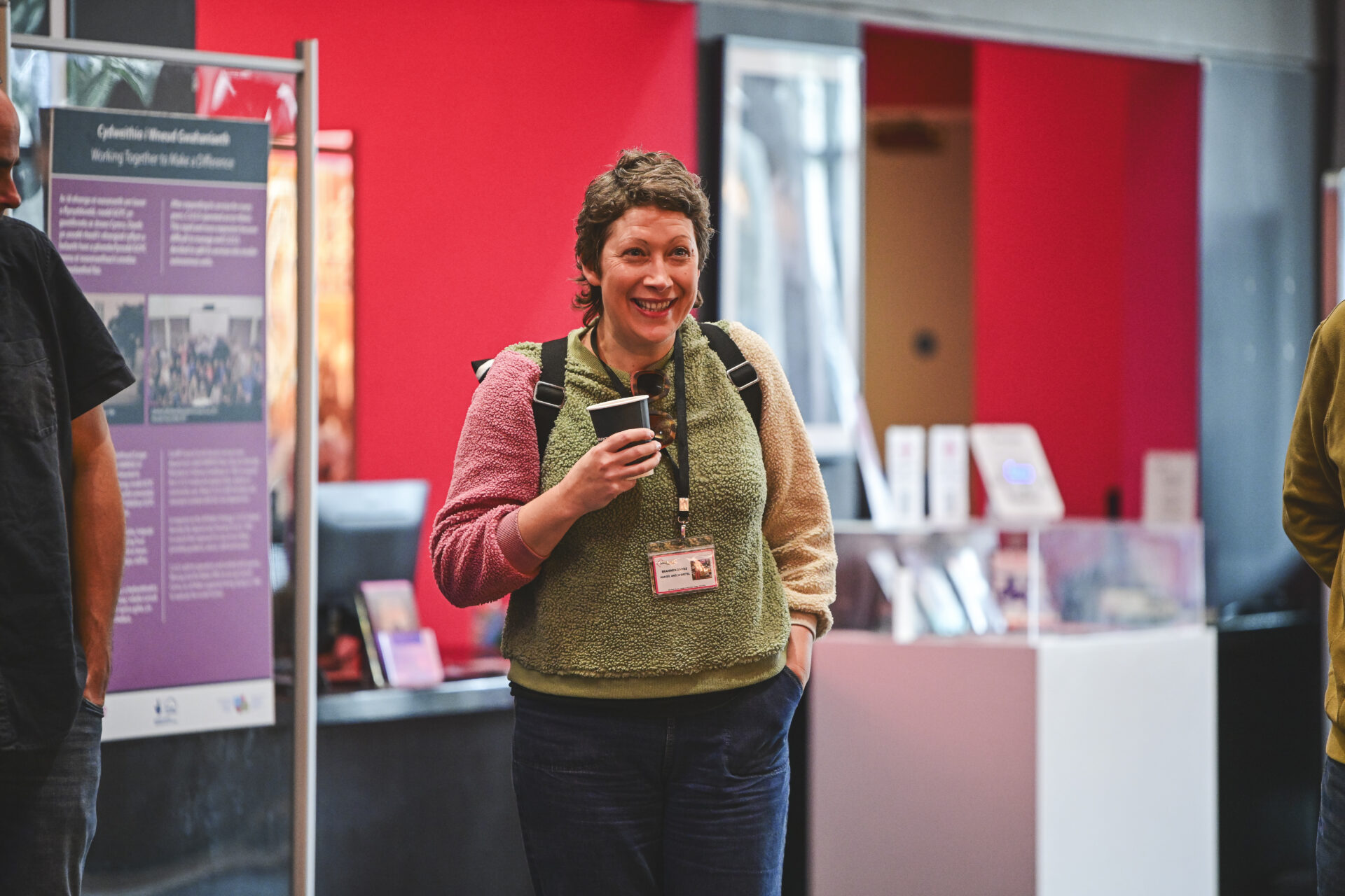 Branwen Davies (Welsh Translations) at the Hansel and Gretel Meet and Greet. Image: Kirsten McTernan