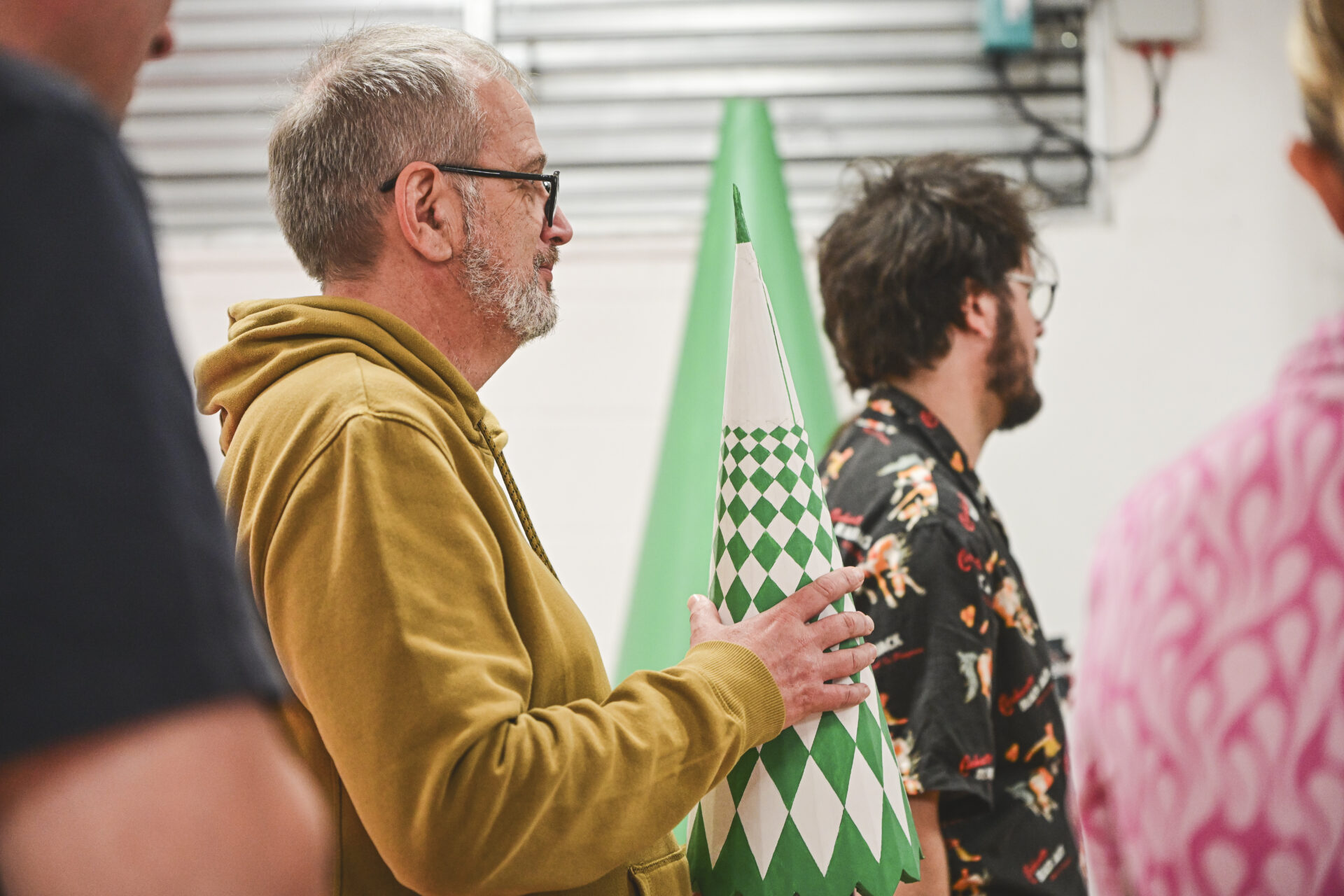 Ceri James (Lighting Designer) at the Hansel and Gretel Meet and Greet. Image: Kirsten McTernan