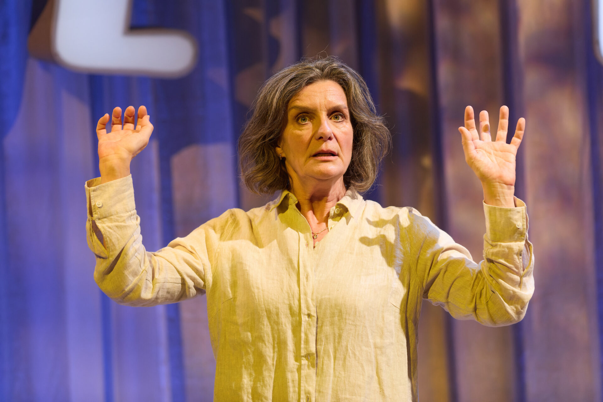 Vivien Parry as Jayne in The Wife of Cyncoed. Photo Mark Douet