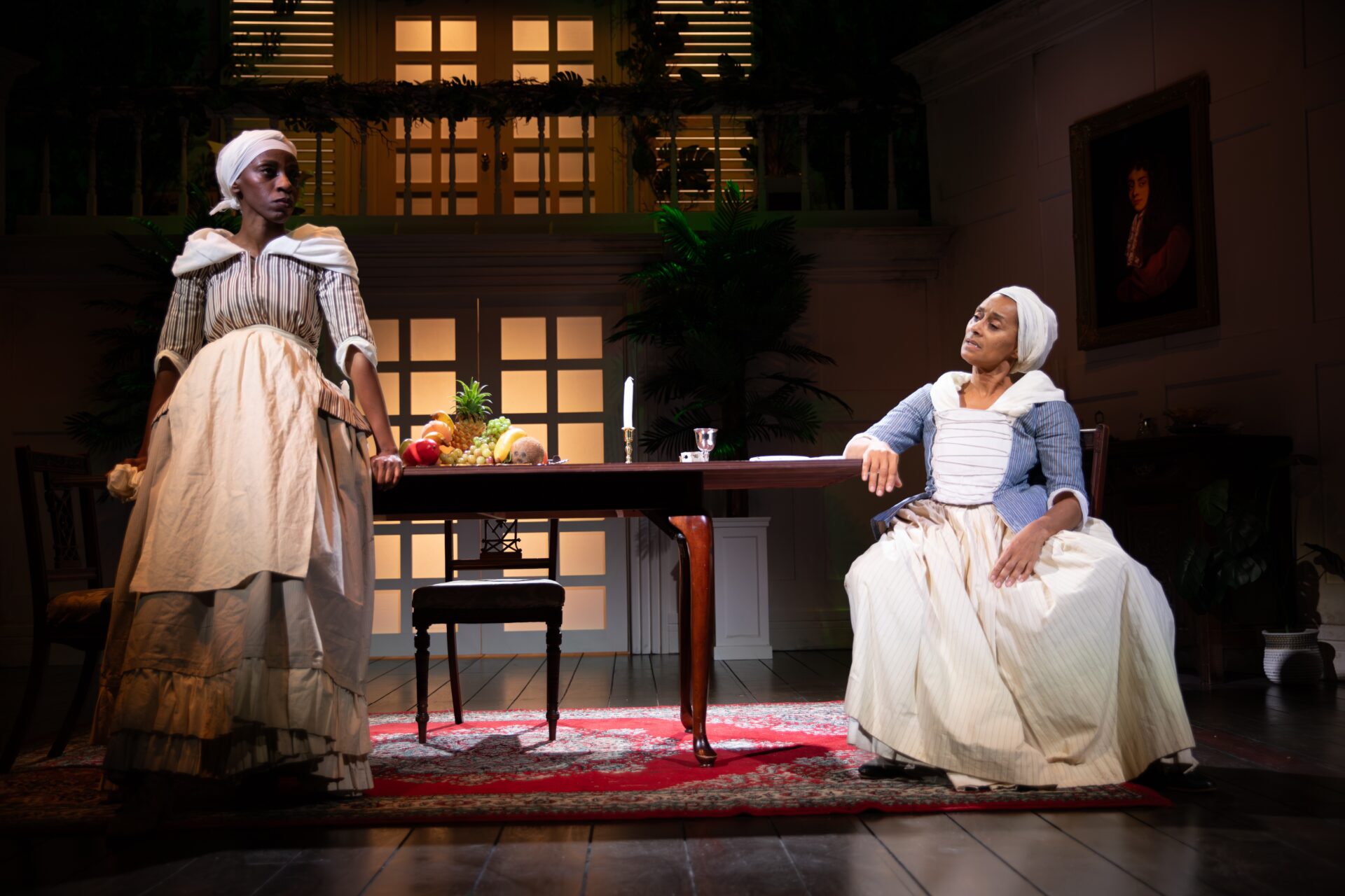 Keziah Joseph as Cerys and Suzanne Packer as Annie