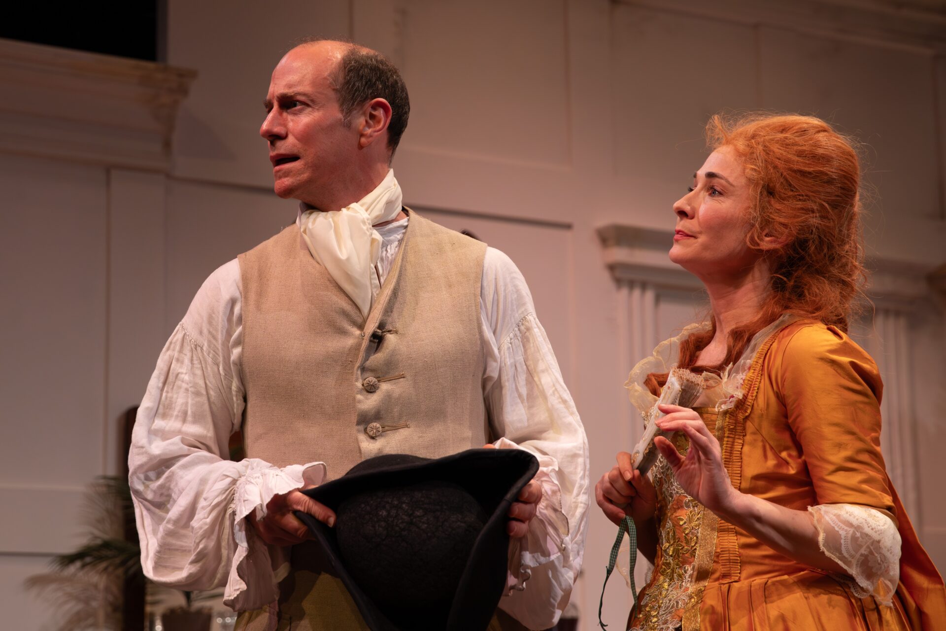 Matthew Gravelle and Nia Roberts