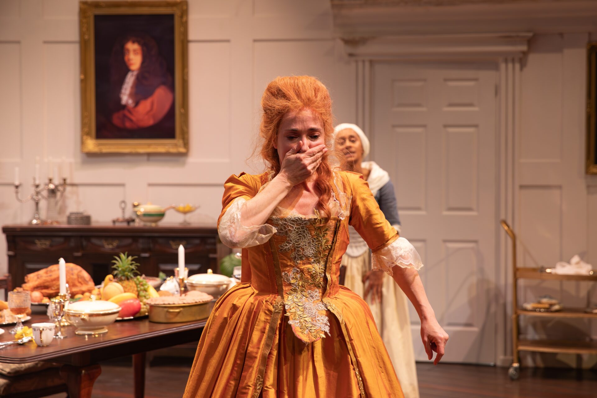 Nia Roberts as Elizabeth and Suzanne Packer as Annie