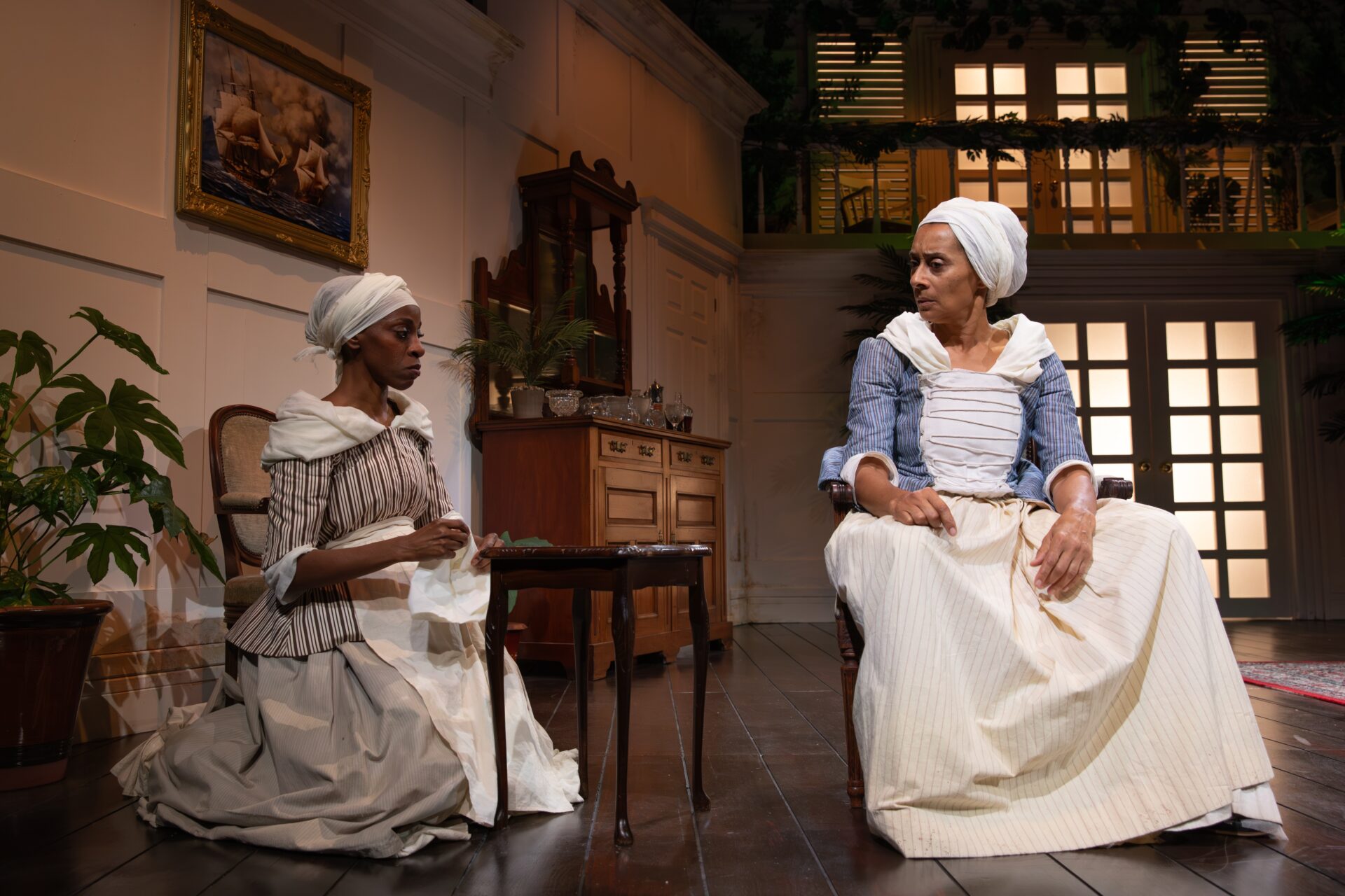 Keziah Joseph as Cerys and Suzanne Packer as Annie