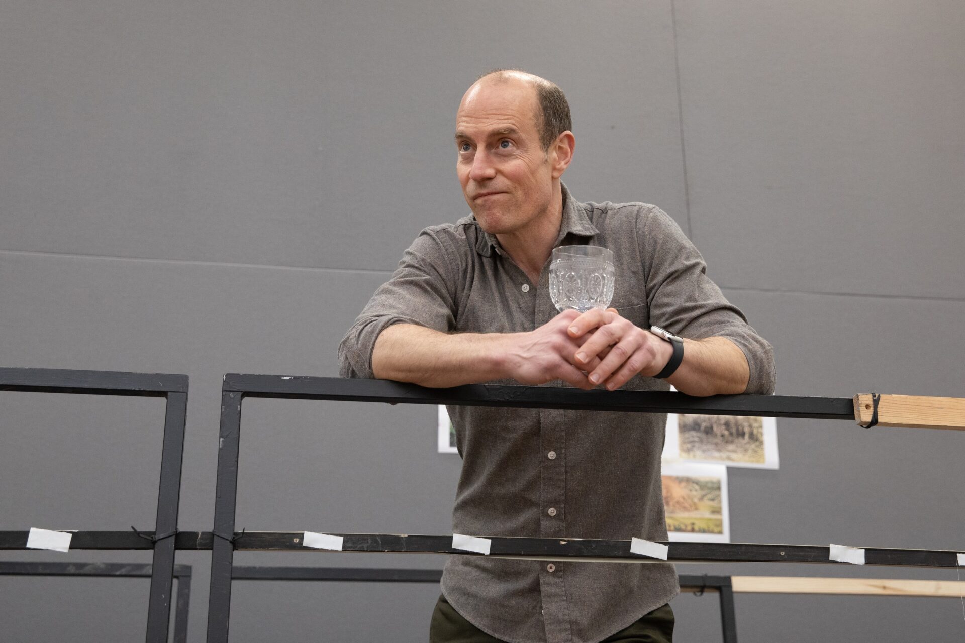 Matthew Gravelle in rehearsal