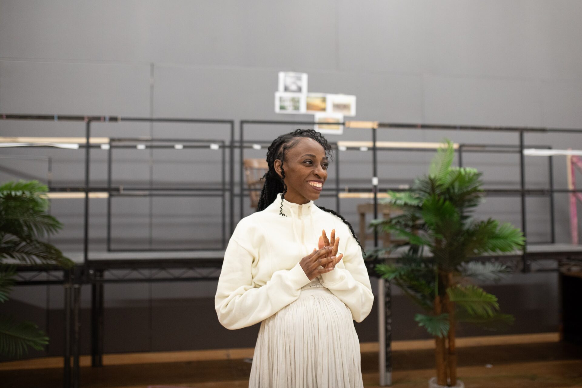 Keziah Joseph in rehearsal
