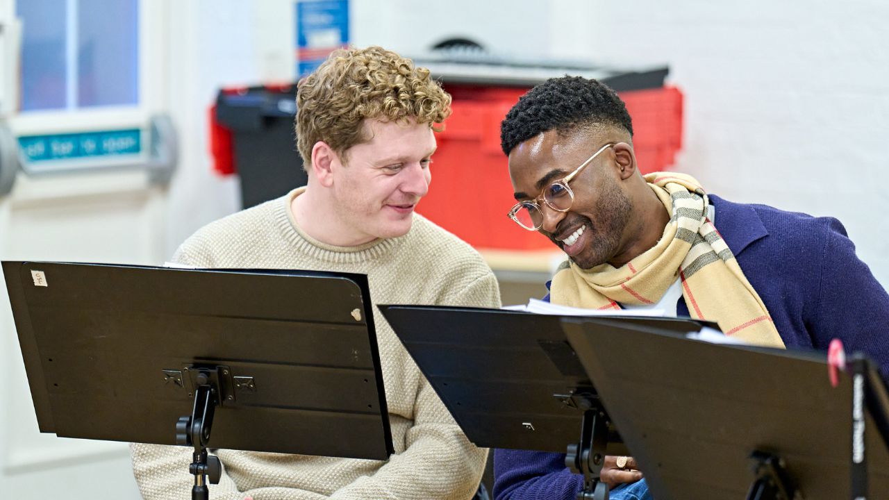 Chris Jenkins (Gethin) and Jordan Shaw (Reggie).