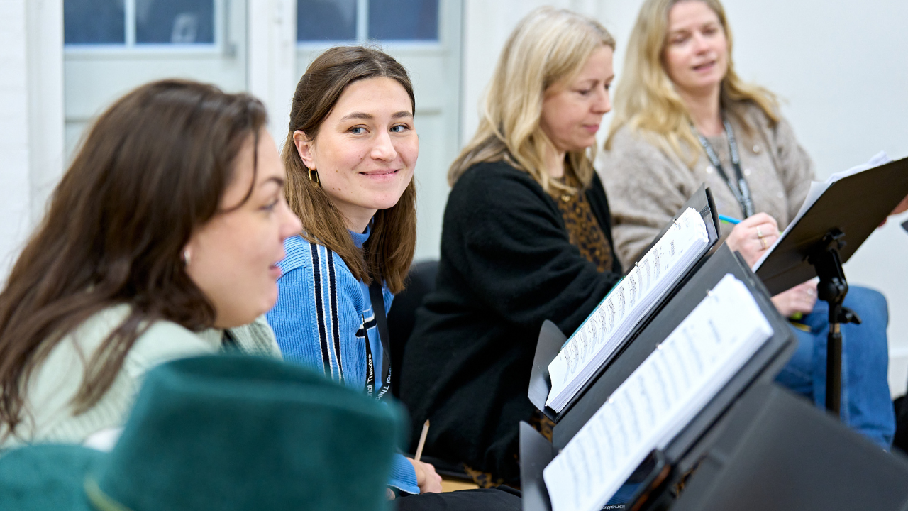 Sarah Pugh (Siân), Mared Williams (Margaret), Kirsty Malpass (Hefina) and Caroline Sheen (Maureen).